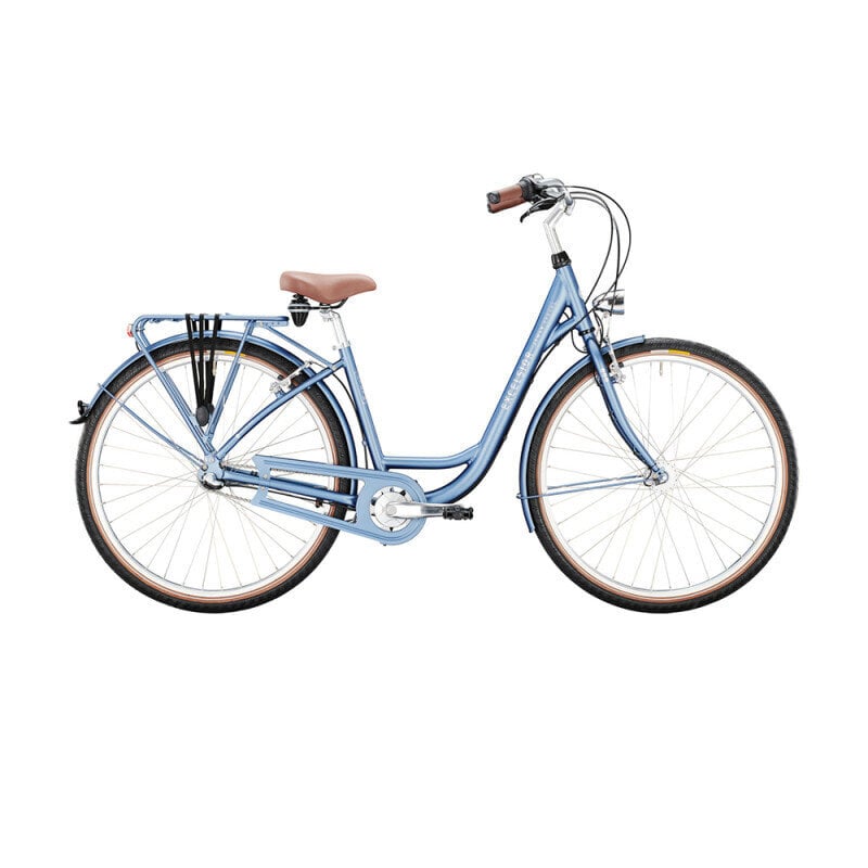 Naiste jalgratas Excelsior Swan Urban 26" 45 cm, 3k, sinakashall/matt цена и информация | Jalgrattad | kaup24.ee