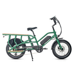 Электрический грузовой велосипед JOBOBIKE Transer, Зеленый цена и информация | Электровелосипеды | kaup24.ee