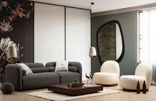 3 vietų sofa Victoria Grey Bouclette цена и информация | Диваны | kaup24.ee