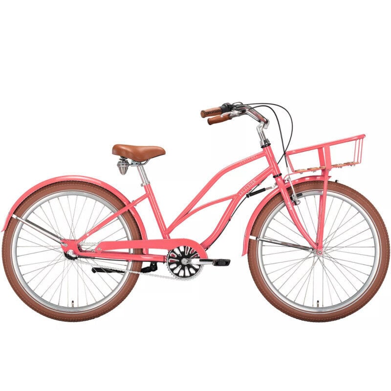 Cruiser jalgratas Excelsior Chillax, 26" Rosé, 3-käiguline hind ja info | Jalgrattad | kaup24.ee