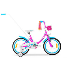 Детский велосипед TABOU Mini, 16&quot; розовый/синий цена и информация | Велосипеды | kaup24.ee
