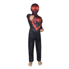 Костюм супергероя «Человек-паук», маска с мышцами р. 120-130, 7-9 лет цена и информация | Карнавальные костюмы | kaup24.ee