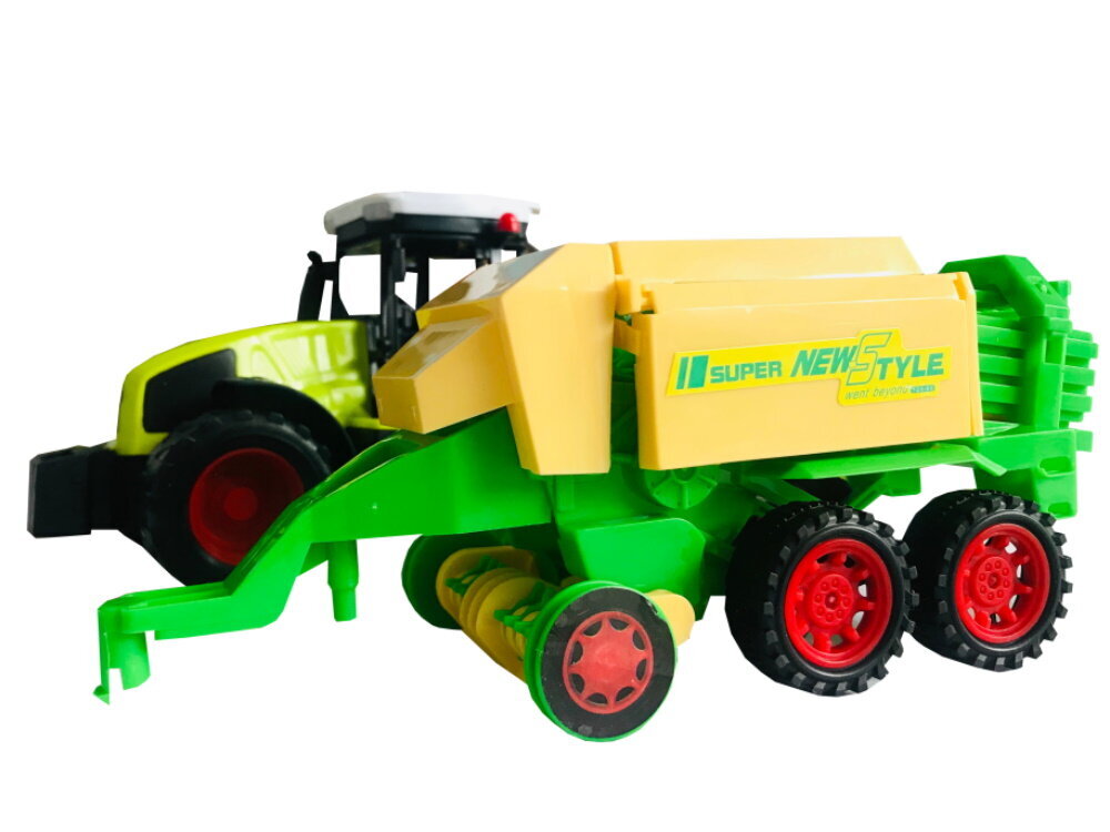 Traktor Traktori külviseade 3 kallurhaagist heina järelhaagis hind ja info | Poiste mänguasjad | kaup24.ee