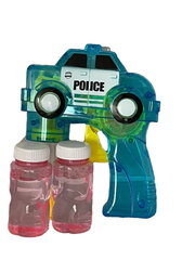 Светящийся пузырьковый пистолет Полиция + 2 запасные жидкости цена и информация | Игрушки для песка, воды, пляжа | kaup24.ee