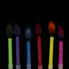  Классические свечи на день рождения, 6 шт. цена и информация | Гудки для вечеринки Clown Face (4шт.) | kaup24.ee