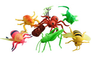 Семейство насекомых-червей 6 фигурок + аксессуары цена и информация | MUST Металлическая бутылочка с Ярким рисунком (без BPA) (500ml) для мальчиков от 3+ лет Серая с Машинкой | kaup24.ee