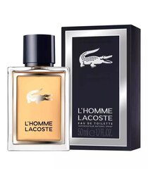 Tualettvesi Lacoste L'Homme EDT meestele, 100 ml hind ja info | Meeste parfüümid | kaup24.ee