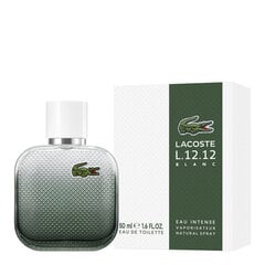 Tualettvesi Lacoste L.12.12 Blanc Intense EDT meestele, 100 ml hind ja info | Meeste parfüümid | kaup24.ee