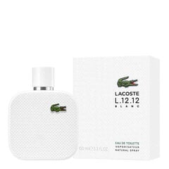 Туалетная вода Lacoste L.12.12 White EDT для мужчин, 50 мл цена и информация | Мужские духи | kaup24.ee