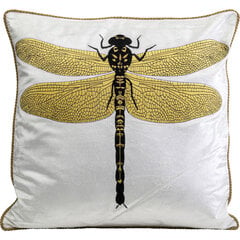 Dekoratiivpadi "Dragonfly", Valge 40 x 40 cm hind ja info | Toolipadjad ja -katted | kaup24.ee