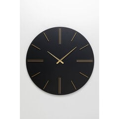 Часы Luca Black, Ø 70 см цена и информация | Часы | kaup24.ee