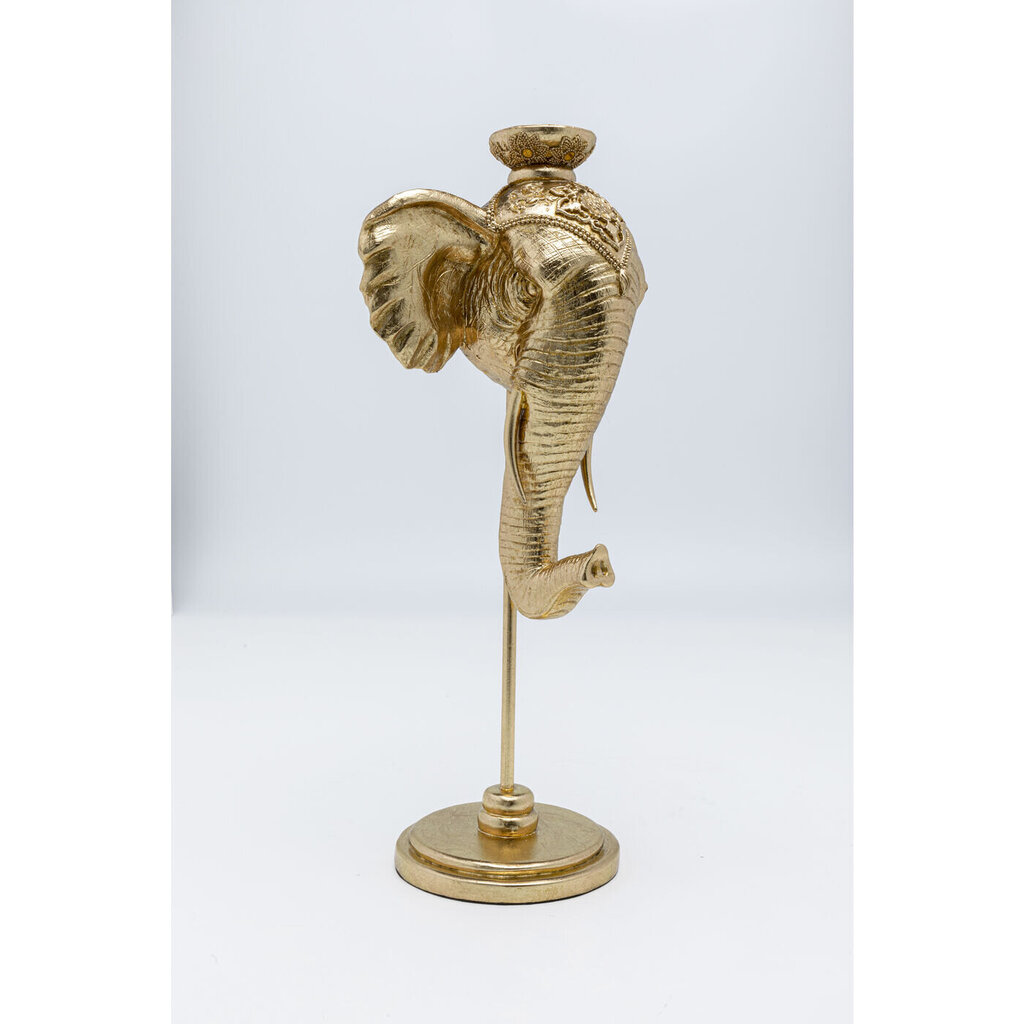 Küünlajalg Elephant Head, kuldne 49 cm цена и информация | Küünlad, küünlajalad | kaup24.ee