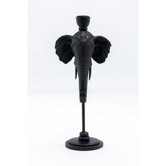Candle Holder Elephant Head Black 36cm цена и информация | Подсвечники, свечи | kaup24.ee