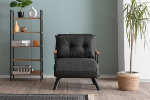 1 sėdynės sofa-lova Sando Single - Dark Grey цена и информация | Кресла в гостиную | kaup24.ee