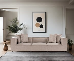 3 vietų sofa Sora 3 - Sand Beige цена и информация | Диваны | kaup24.ee