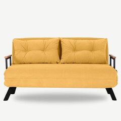 2 vietų sofa-lova Sando 2-Seater - Mustard цена и информация | Диваны | kaup24.ee