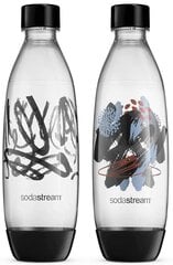 Pudelikomplekt Sodastream Art Duo Spirit Brush, 1l hind ja info | Joogipudelid | kaup24.ee