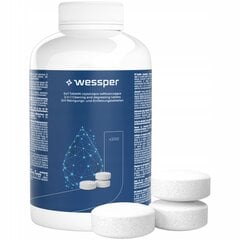 Таблетки для очистки и удаления жира Wessper 2в1 - 200 штук. цена и информация | Аксессуары для кофейных аппаратов  | kaup24.ee