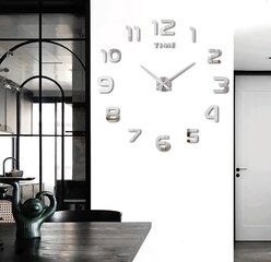 настенные часы - nepri, серебро цена и информация | Часы | kaup24.ee