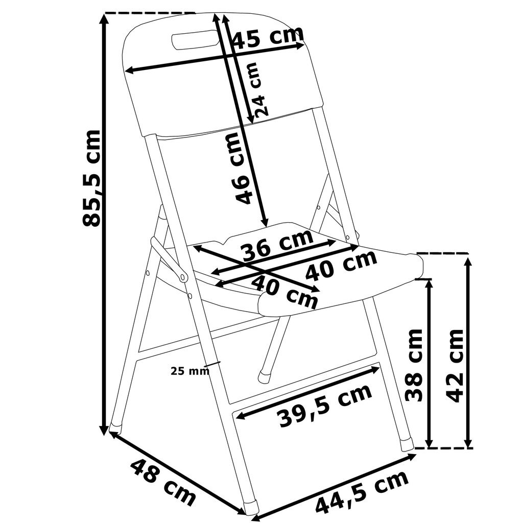 Kokkupandav tool, valge hind ja info | Aiatoolid | kaup24.ee