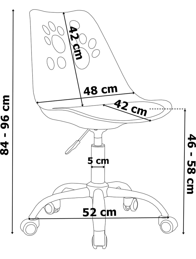 Lastetool Grover, roosa hind ja info | Kontoritoolid | kaup24.ee