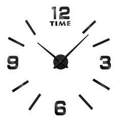 настенные часы, черные цена и информация | Часы | kaup24.ee