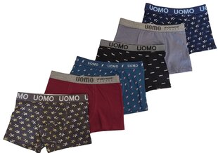 Noorte jaoks aluspüksid Uomo, 6 tk hind ja info | Poiste aluspesu | kaup24.ee
