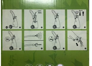 Опрыскиватель на колесах S-Line 12L цена и информация | Оборудование для полива | kaup24.ee