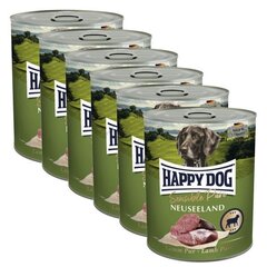 Happy Dog Sensible Pure Neuseeland Monoproteiiniga konservid koertele lambalihaga, 800g x 6tk hind ja info | Konservid koertele | kaup24.ee