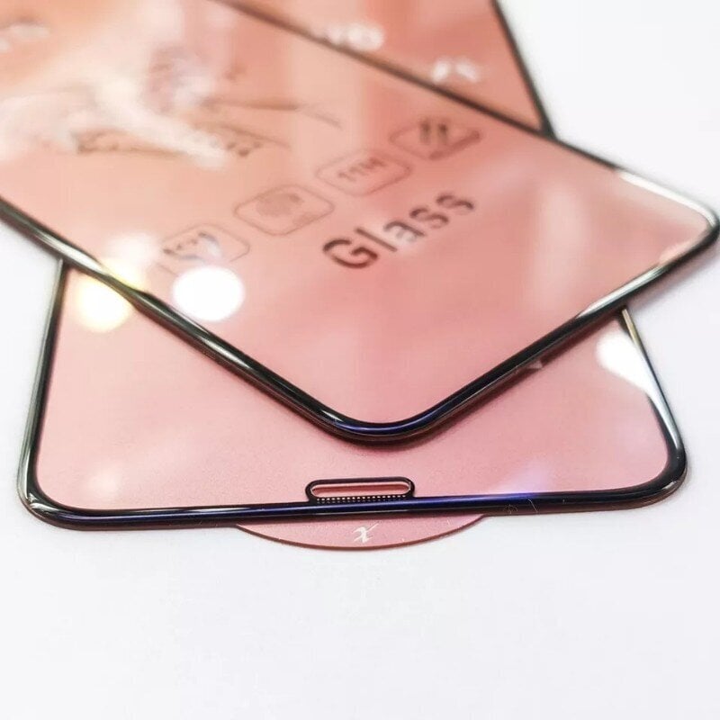 LCD kaitsev karastatud klaas 520D Xiaomi Redmi Note 13 4G/Note 15, 5G, must цена и информация | Ekraani kaitsekiled | kaup24.ee