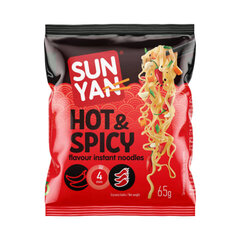 Kiirnuudlid terava maitselised Sun Yan, 65 g hind ja info | Makaronid | kaup24.ee