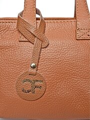 Carla Ferreri SS24 CF 1908 COGNAC nahk kott hind ja info | Naiste käekotid | kaup24.ee