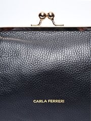 Carla Ferreri SS24 CF 1822T NERO кожаная сумка цена и информация | Женские сумки | kaup24.ee