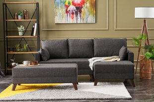 Nurgadiivan Asir Bella Mini Corner Sofa Right, hall hind ja info | Nurgadiivanid ja nurgadiivanvoodid | kaup24.ee