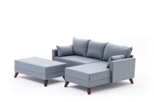 Kampinė sofa-lova Bella Soft Mini Köşe Right - Blue цена и информация | Угловые диваны | kaup24.ee