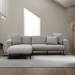 Kampinė sofa Side Left - Light Grey цена и информация | Угловые диваны | kaup24.ee
