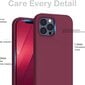 Riff Slim & Soft Silicone Soft Back Cover Case, Burgundy цена и информация | Telefoni kaaned, ümbrised | kaup24.ee