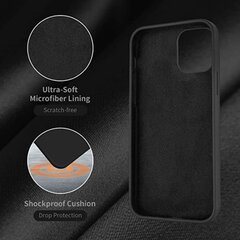 Riff Thin & Soft silicone case with soft fiber inside, Black hind ja info | Telefoni kaaned, ümbrised | kaup24.ee