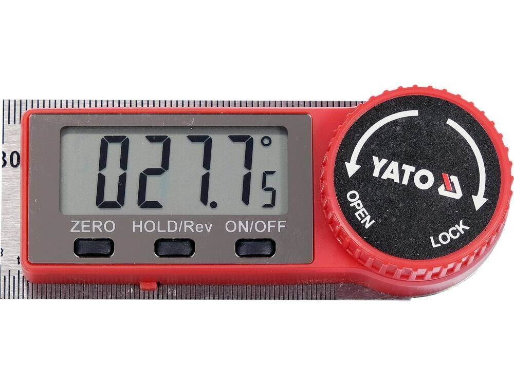 Nurga joonlaud, digitaalne 500mm Yato YT-71005 цена и информация | Käsitööriistad | kaup24.ee
