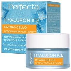 Маска для лица Perfecta Hyaluron Ice Hydro-Jello, 50 мл. цена и информация | Кремы для лица | kaup24.ee