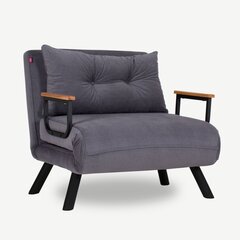 1 sėdynės sofa-lova Sando Single - Light Grey цена и информация | Кресла в гостиную | kaup24.ee