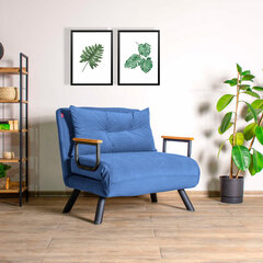 1 sėdynės sofa-lova Sando Single - Blue цена и информация | Кресла в гостиную | kaup24.ee