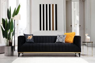 3 vietų sofa Bellino - Black цена и информация | Диваны | kaup24.ee