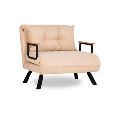 1 sėdynės sofa-lova Sando Single - Cream цена и информация | Кресла в гостиную | kaup24.ee