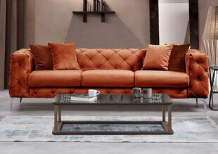 3 vietų sofa Como - Orange цена и информация | Диваны | kaup24.ee