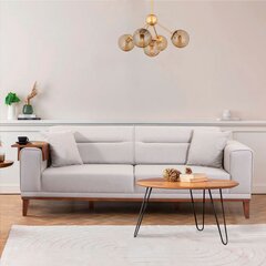 3 vietų sofa-lova Lionesi - Cream цена и информация | Диваны | kaup24.ee