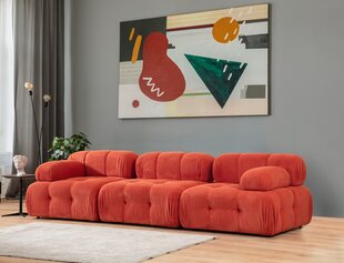 Kolmekohaline diivan Atelier Del Sofa Doblo, punane hind ja info | Diivanid ja diivanvoodid | kaup24.ee