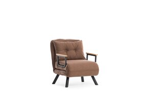 1 sėdynės sofa-lova Sando Single - Light Brown цена и информация | Кресла в гостиную | kaup24.ee