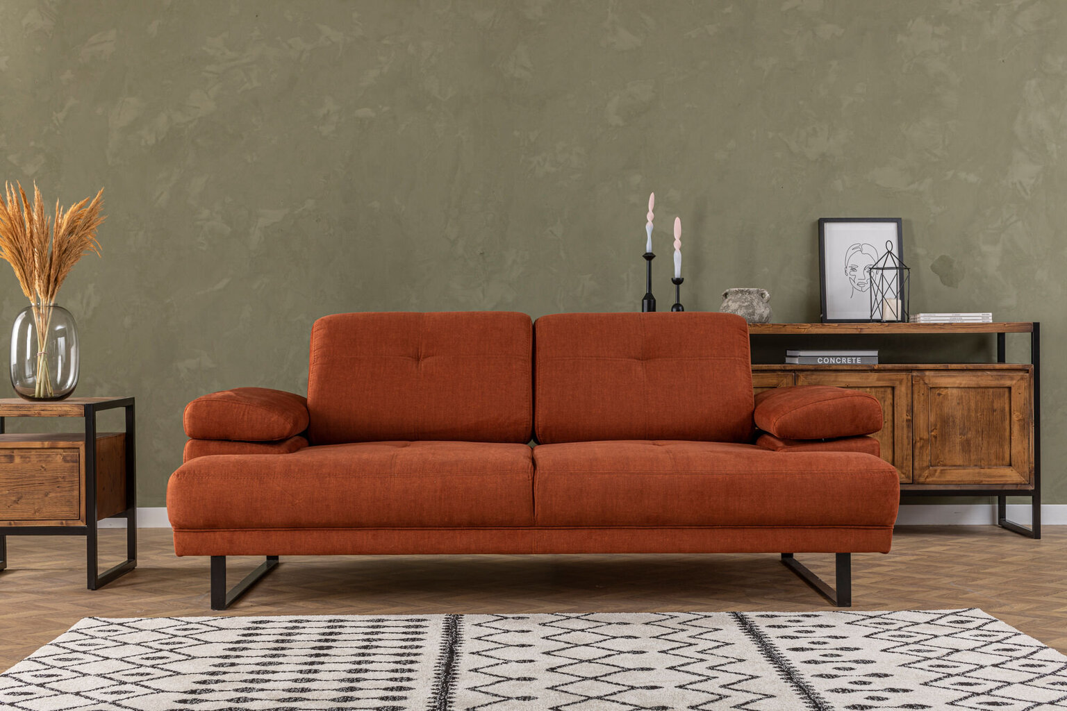 Diivanvoodi Atelier Del Sofa Mustang, oranž цена и информация | Diivanid ja diivanvoodid | kaup24.ee