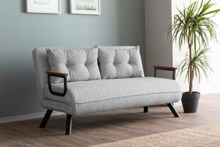 2 vietų sofa-lova Sando 2-Seater - Teddy Fabric - Grey цена и информация | Диваны | kaup24.ee
